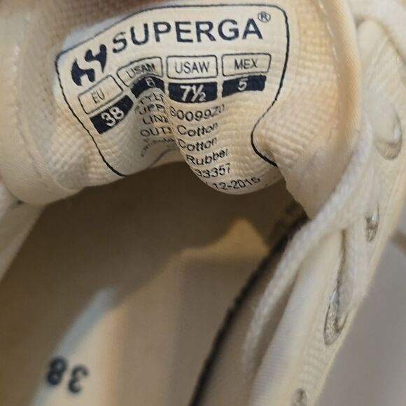 SUPERGA 2730 Cotropew White size 7.5 - Picture 8 of 9